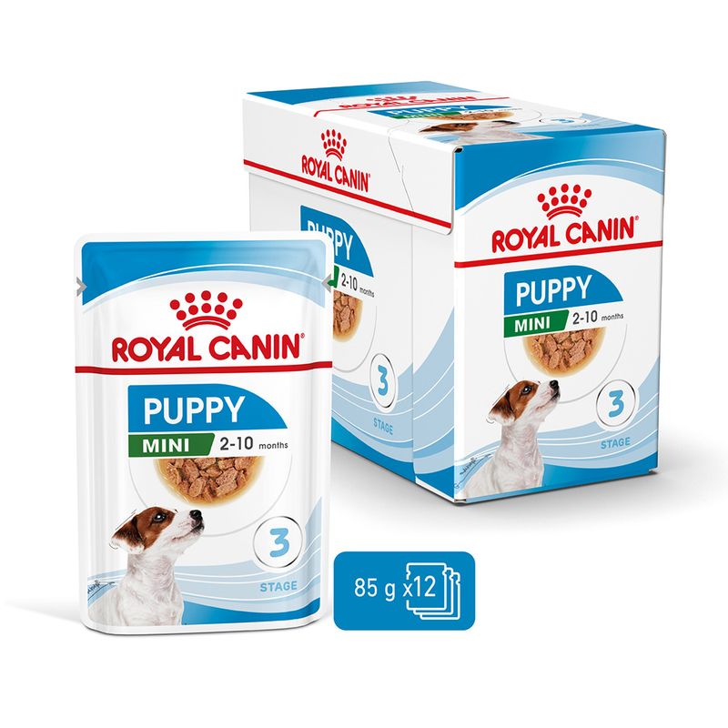 12x85g Royal Canin Mini Puppy - Cibo Umido per Cani Cuccioli 12x85g Royal Canin Mini Puppy - Cibo Umido per Cani Cuccioli